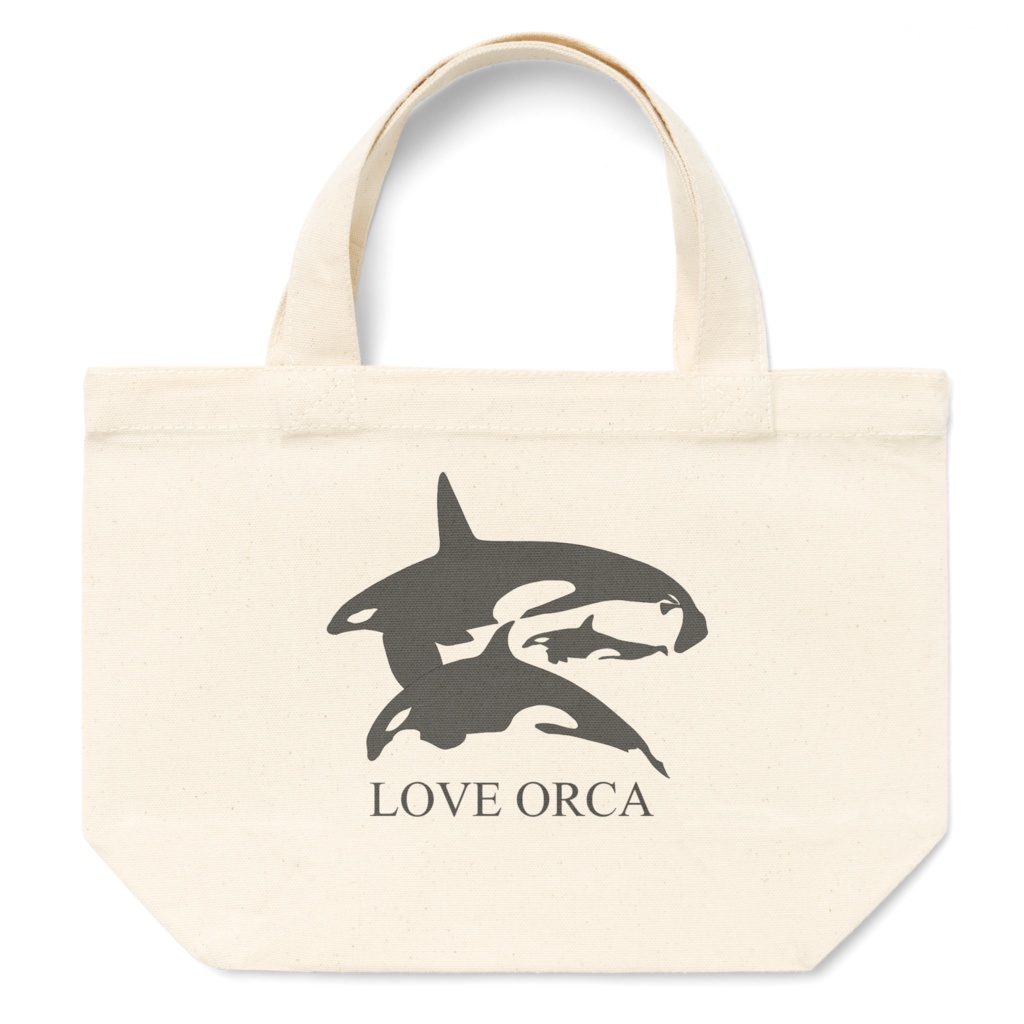 LOVE ORCA トートバッグ Sサイズ