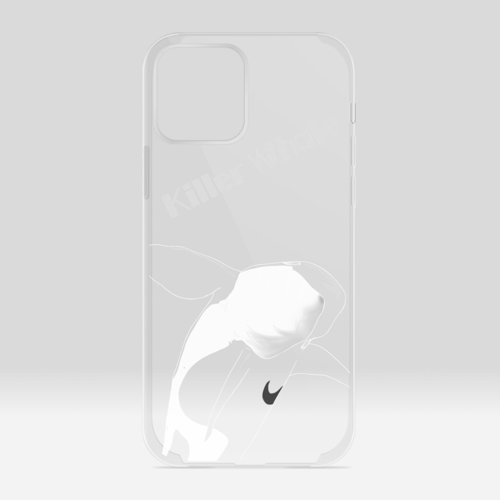 Killer Whale クリアiPhoneケース