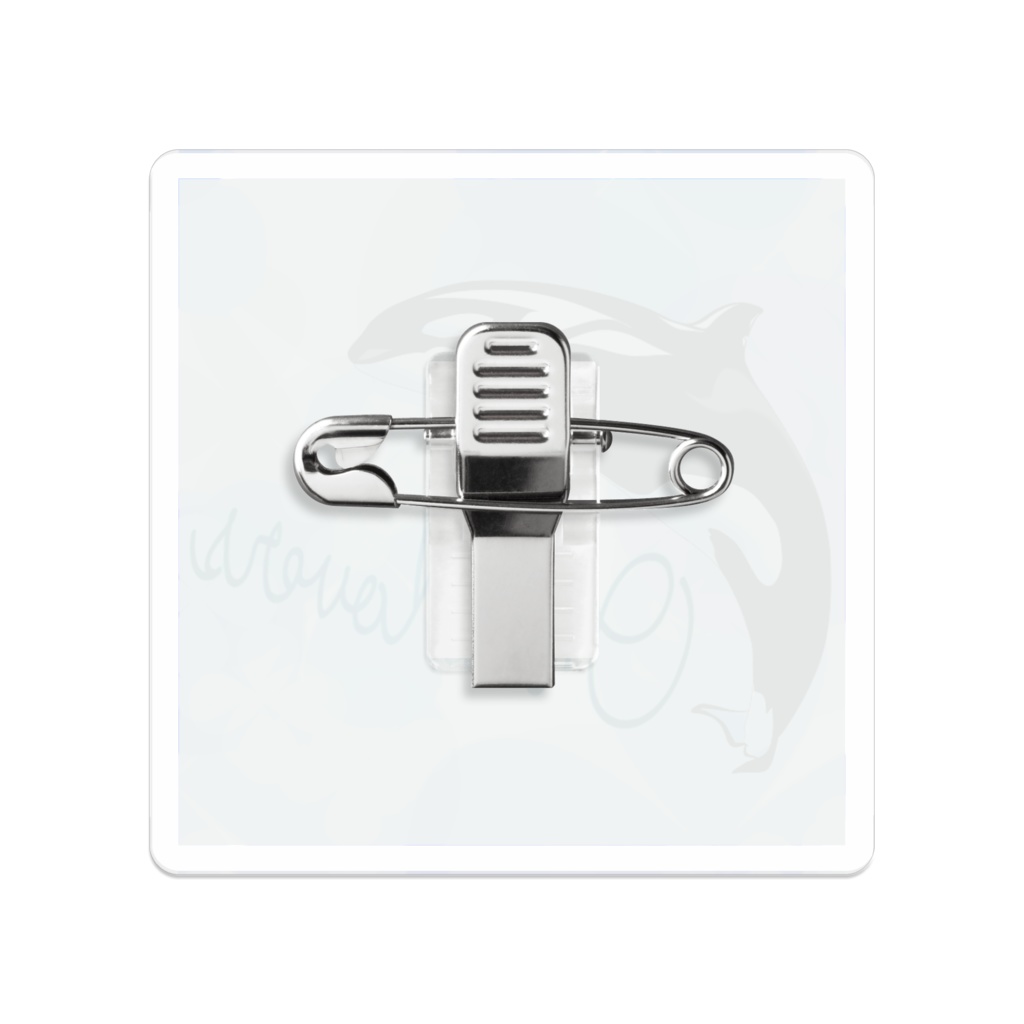 アクリルバッジ【むらさき】