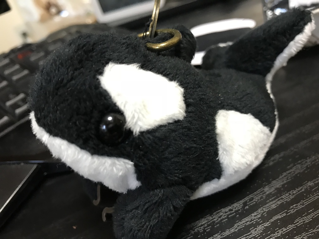 シャチの杖ホルダー メタルラックなどにも