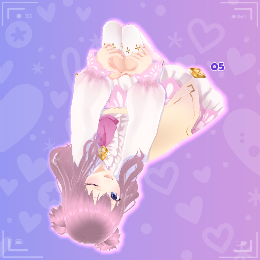 【VRC 手ハート ポーズセット.Vol 2】VRC Heart Hand Pose Set.Vol 2 🐙 JellyFish Shop