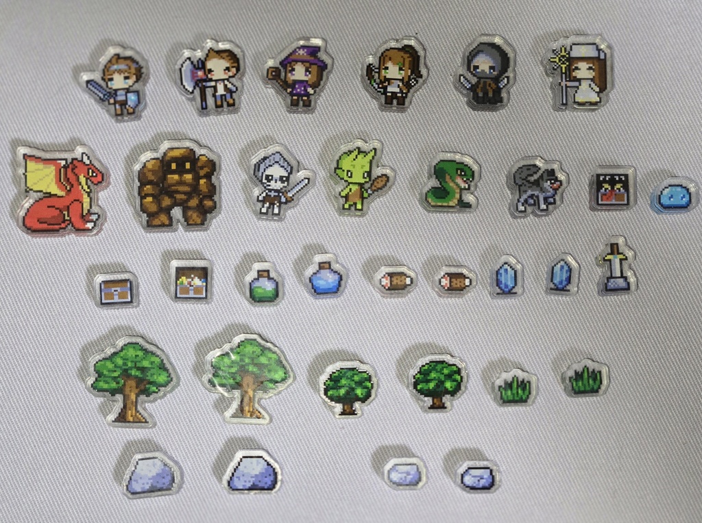 アクリルミニブロックRPG