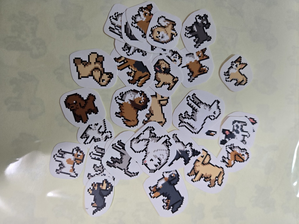 犬ドットシール DOT×DOG 30犬種