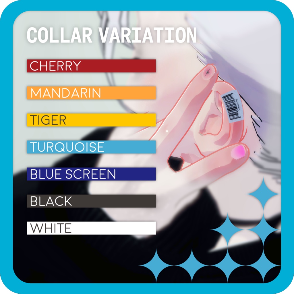 Barcode tag ear cuff