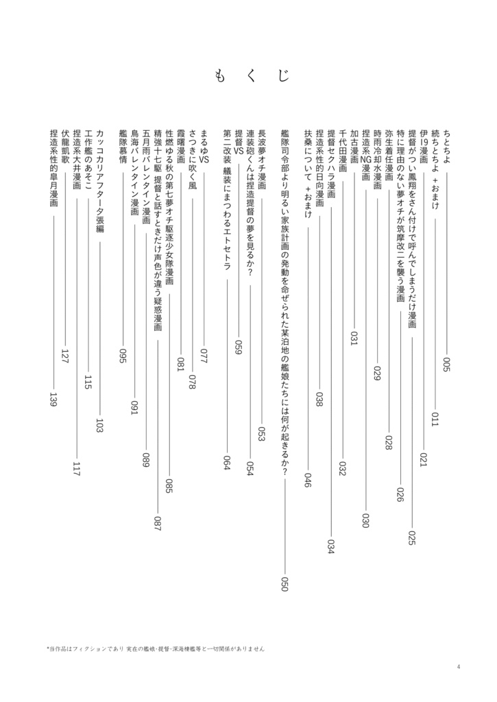 捏造艦隊小咄集 総集〇一