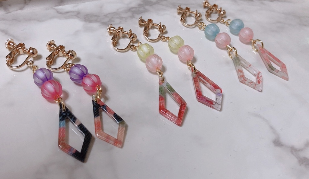 和柄٭❀*春心地イヤリング