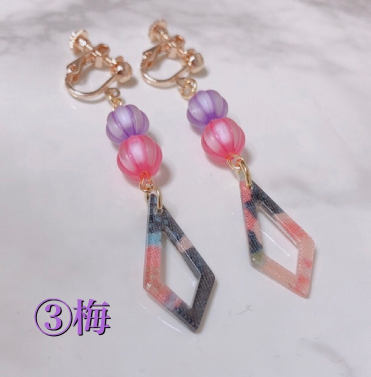 和柄٭❀*春心地イヤリング