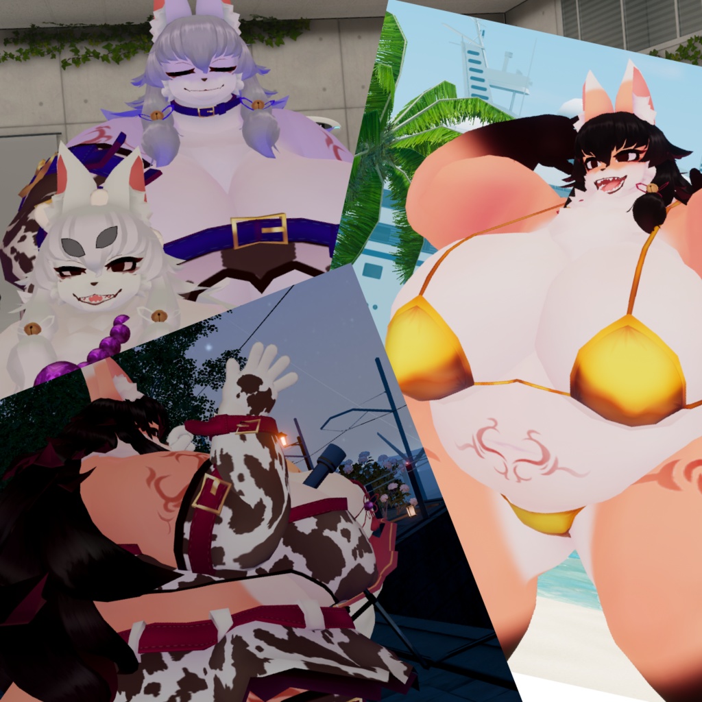 Multipurpose fox 3D avatar "Kemonose Ifu V3" 多目的狐3Dアバター 「獣ノ瀬 暖 参式」