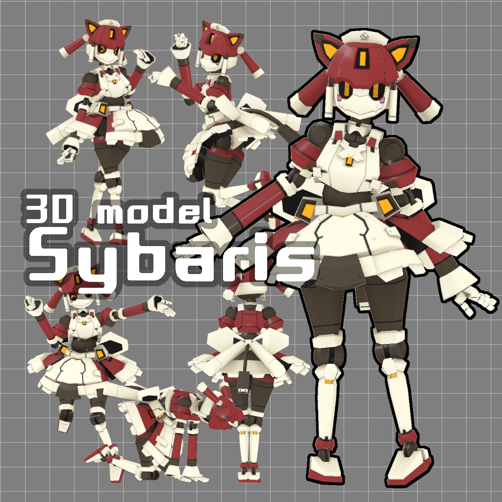 3D model"Sybaris"  3Dモデル「シバリス」