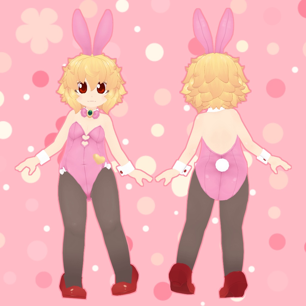 Multipurpose Bunny Girl 3D avatar "Mitorabbit" 多目的バニー3Dアバター「みとらびっと」