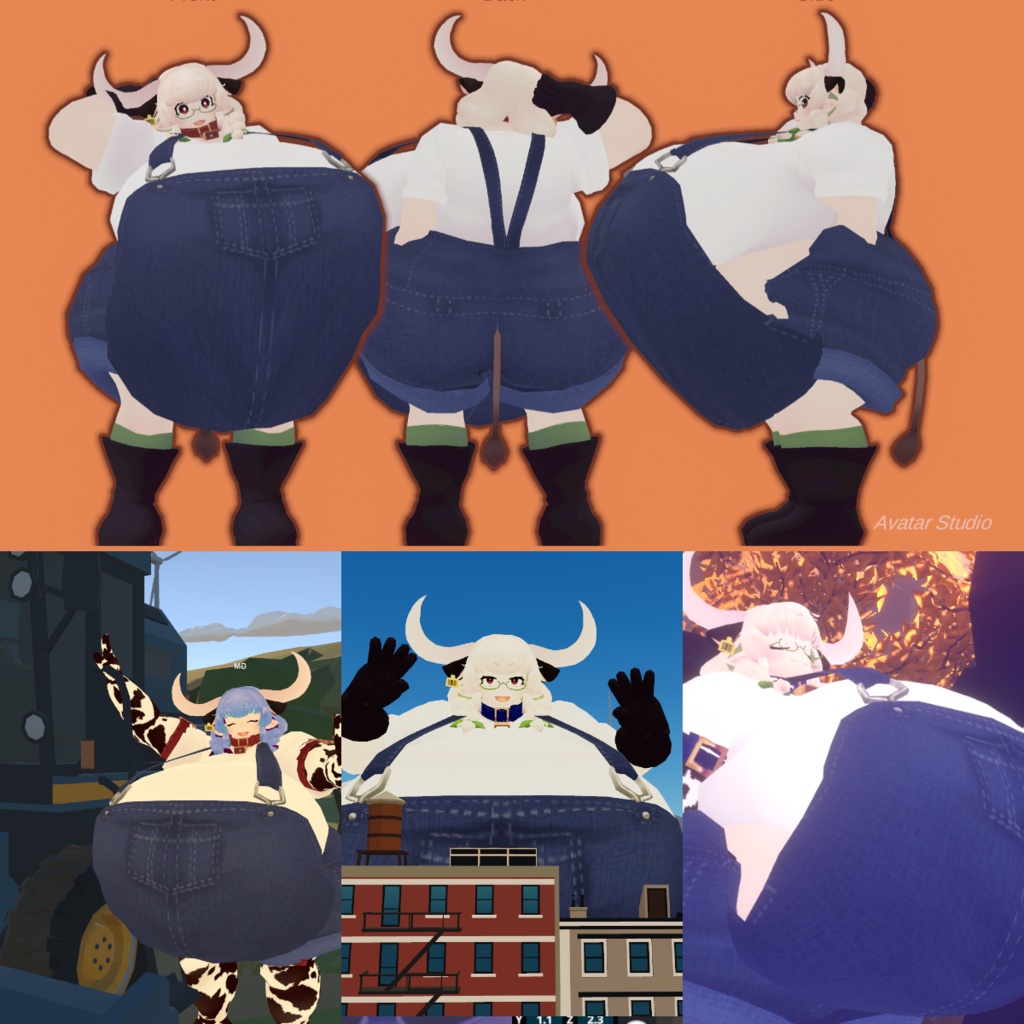 MultipurposeChubby3DAvatar"Tokumori Coussinet" 多目的ぽっちゃり3Dアバター「トクモリクシネ」