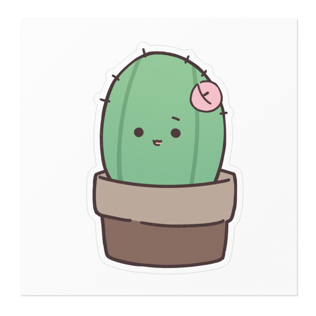 サボテンゆめはステッカー