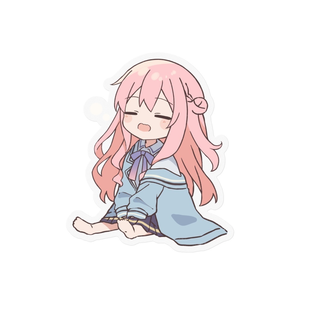 ゆめはのあくびステッカー