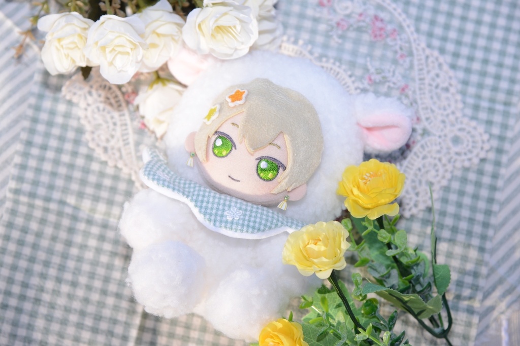 おすわりこひつじきぐるみ