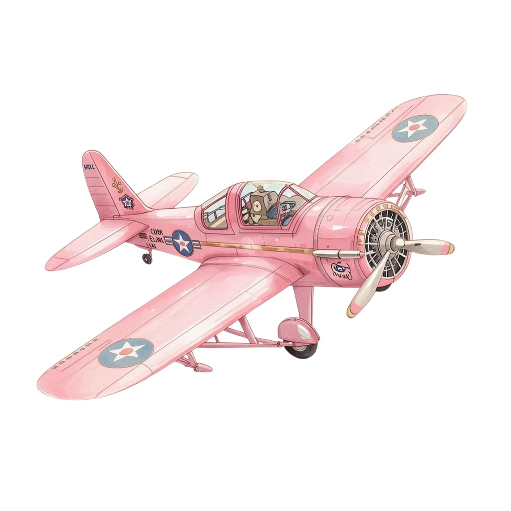 「ピンクの大人可愛い水彩旅行クリップアート23選|PNG形式」