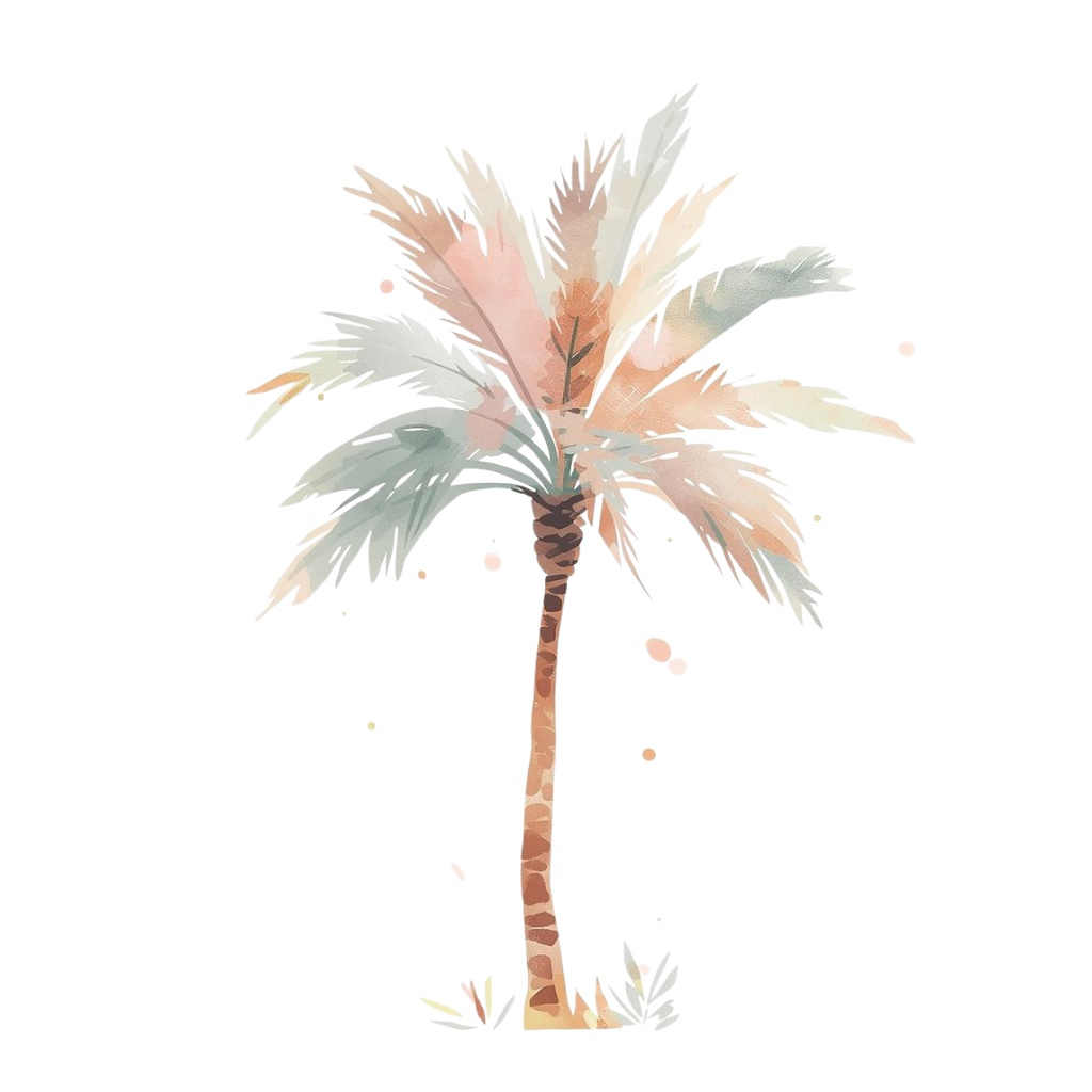 「ピンクの大人可愛い水彩旅行クリップアート23選|PNG形式」