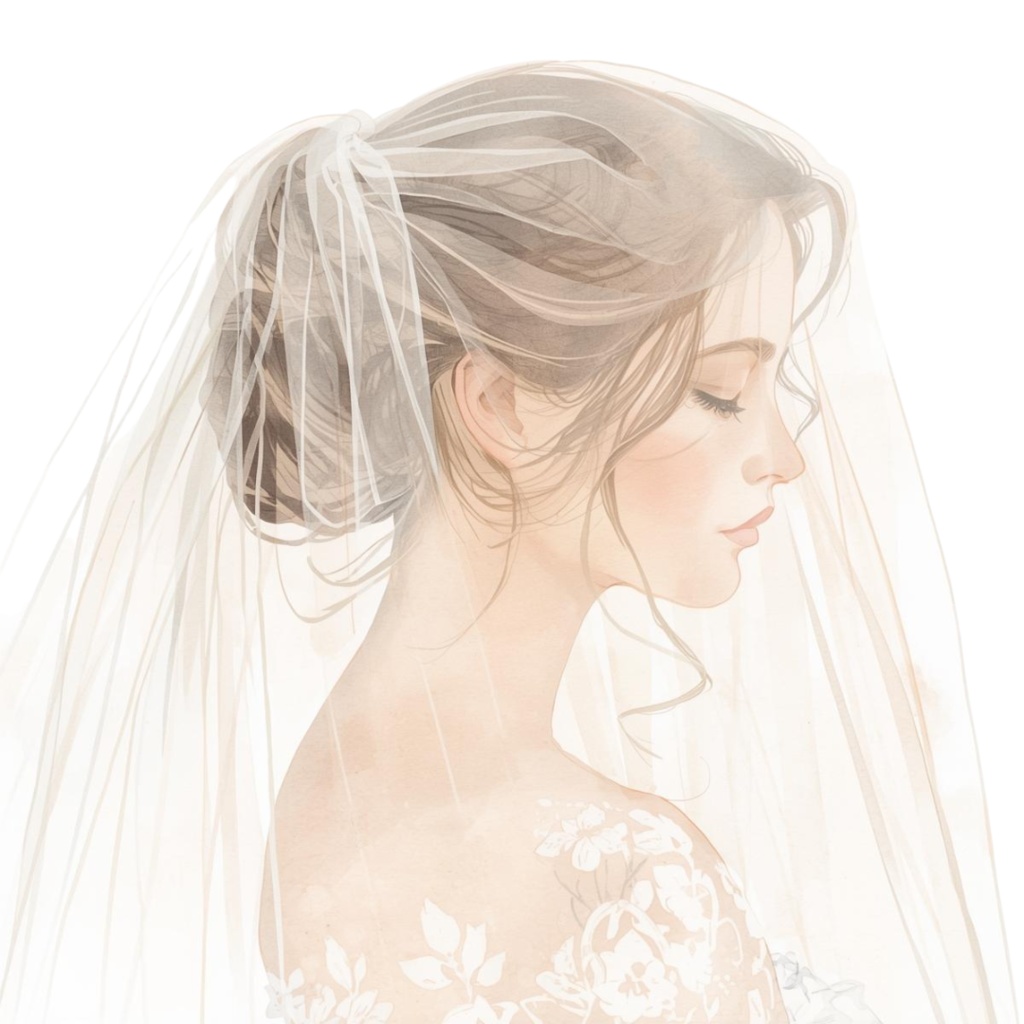 淡い水彩ウェディング クリップアート素材31セット|PNG透明背景|結婚式デザイン素材