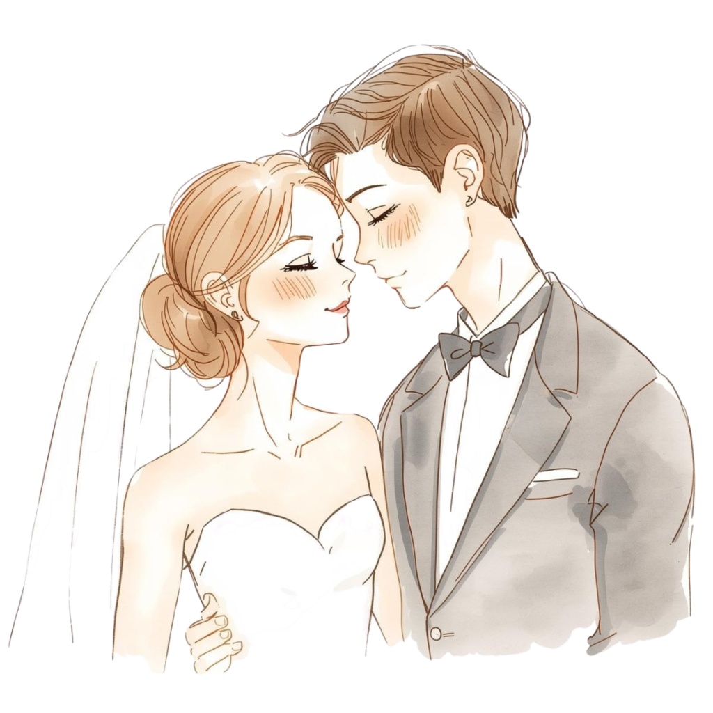 淡い水彩ウェディング クリップアート素材31セット|PNG透明背景|結婚式デザイン素材