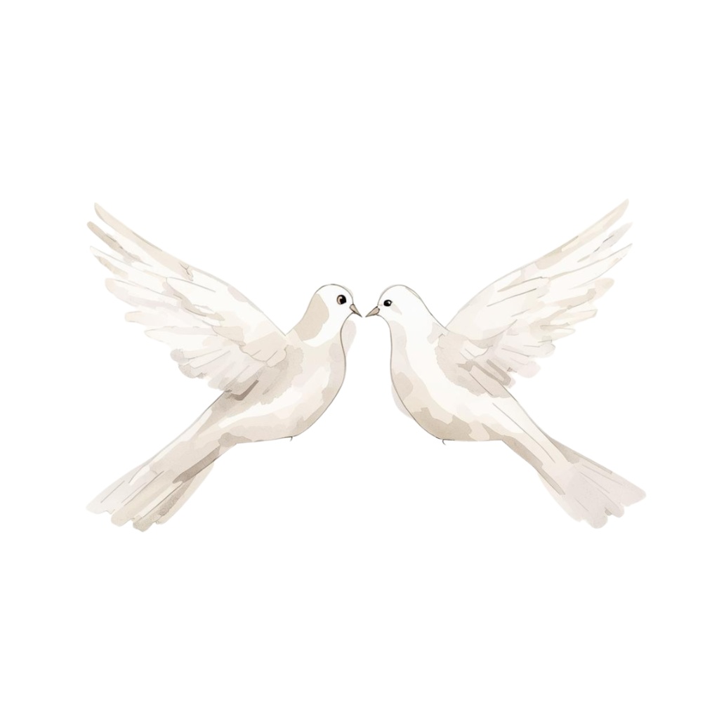 淡い水彩ウェディング クリップアート素材31セット|PNG透明背景|結婚式デザイン素材