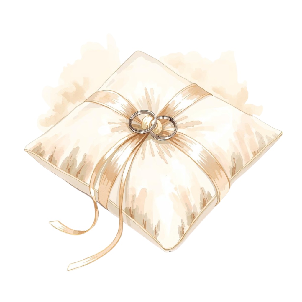 淡い水彩ウェディング クリップアート素材31セット|PNG透明背景|結婚式デザイン素材