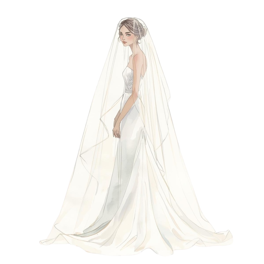 淡い水彩ウェディング クリップアート素材31セット|PNG透明背景|結婚式デザイン素材