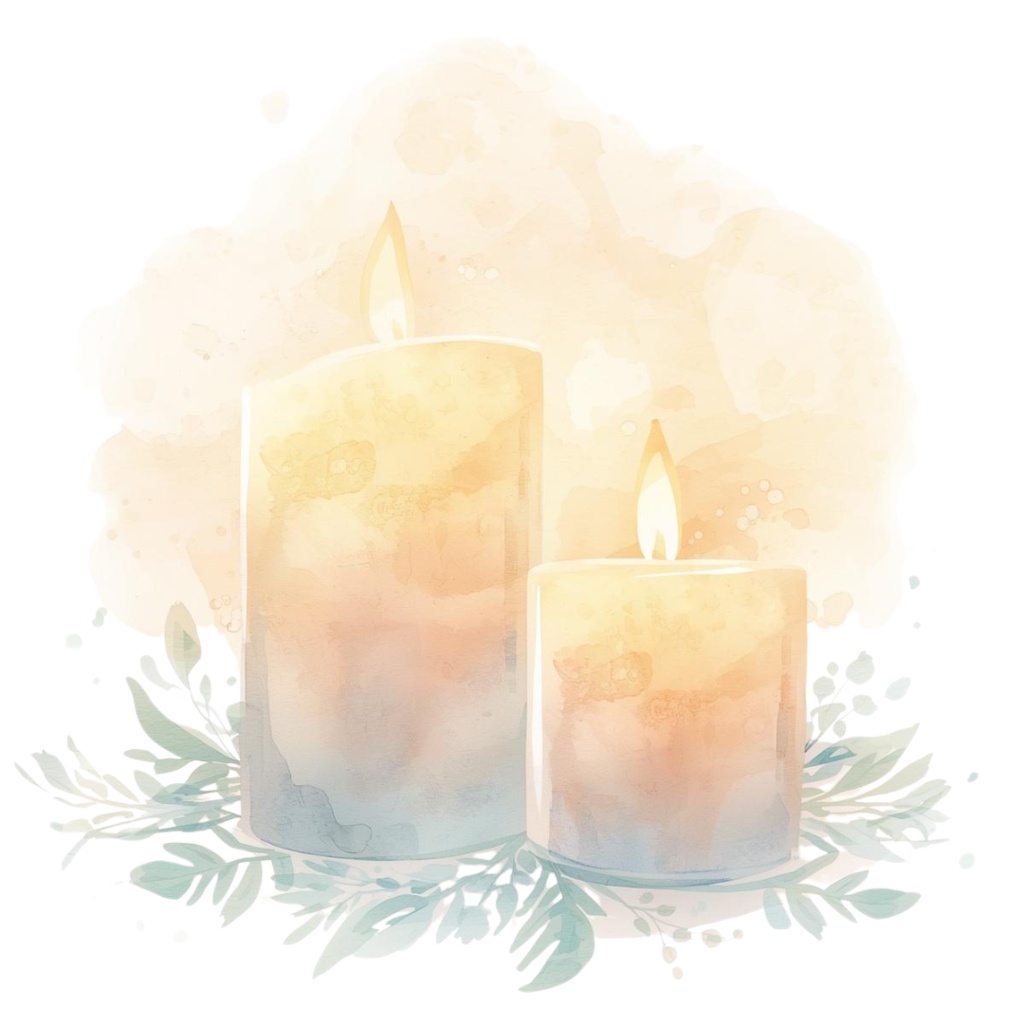 淡い水彩ウェディング クリップアート素材31セット|PNG透明背景|結婚式デザイン素材