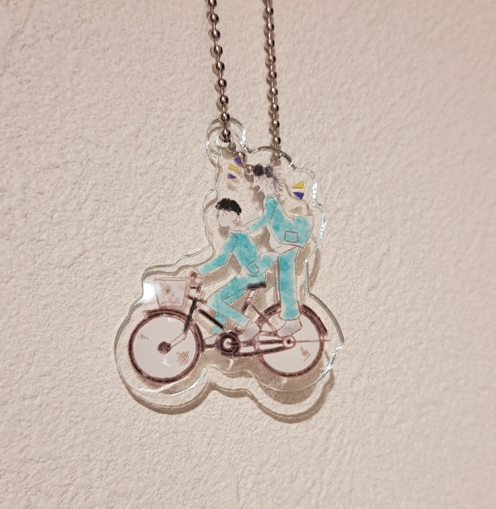 神+清田2人乗りアクリルキーホルダー