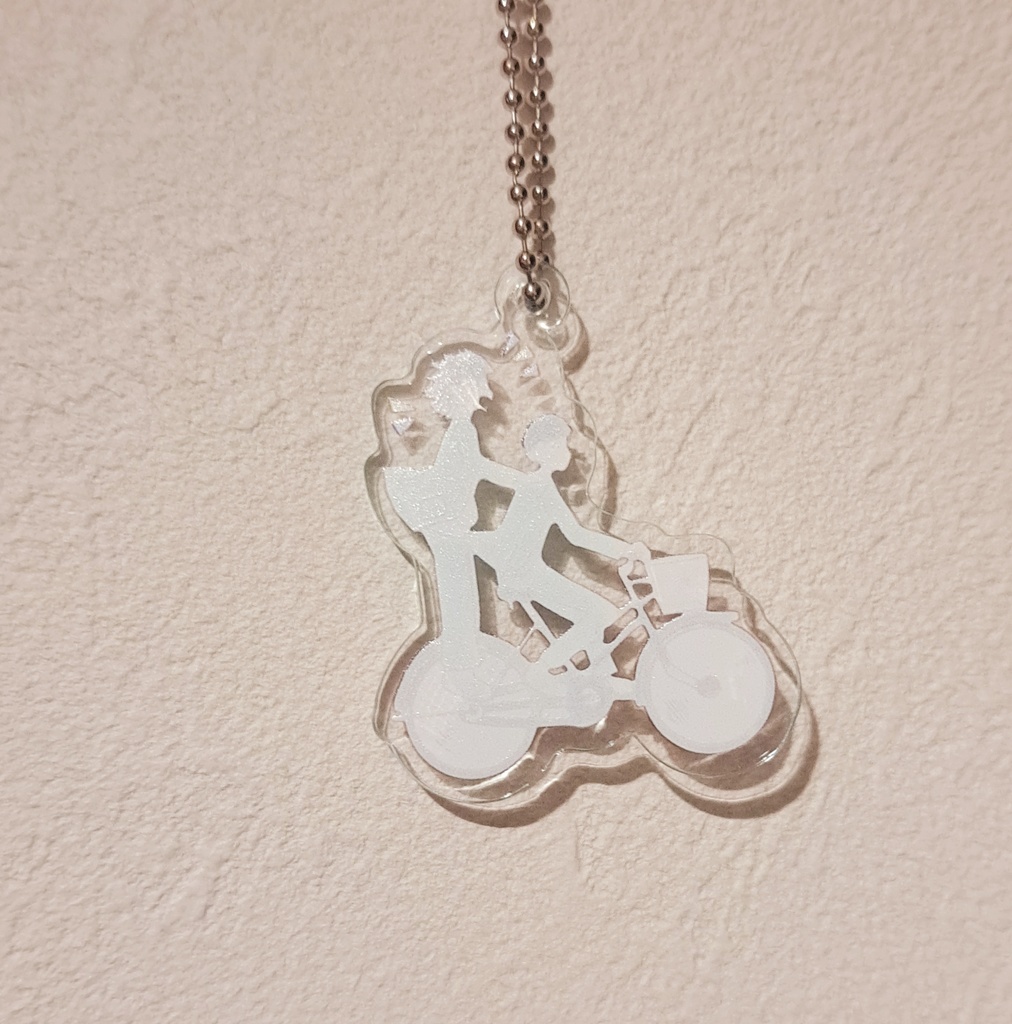 神+清田2人乗りアクリルキーホルダー