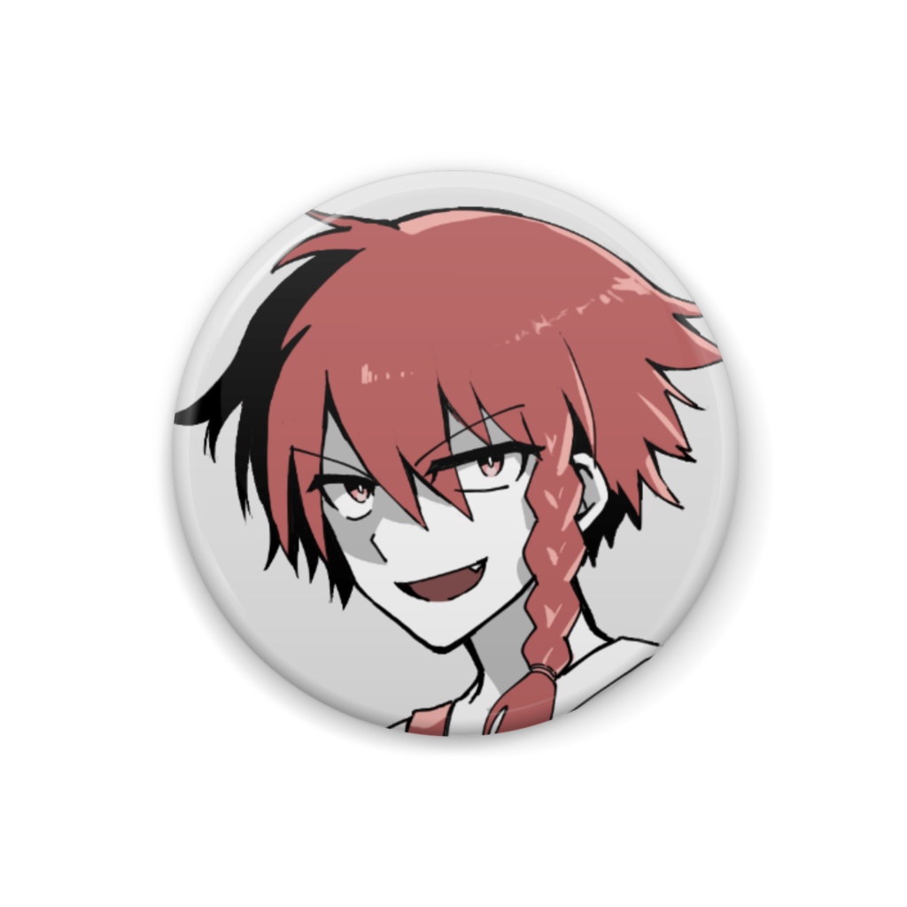 【常設】赤 - ZENO 缶バッチ