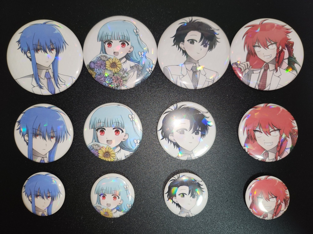 10周年祝缶バッチ - 赤