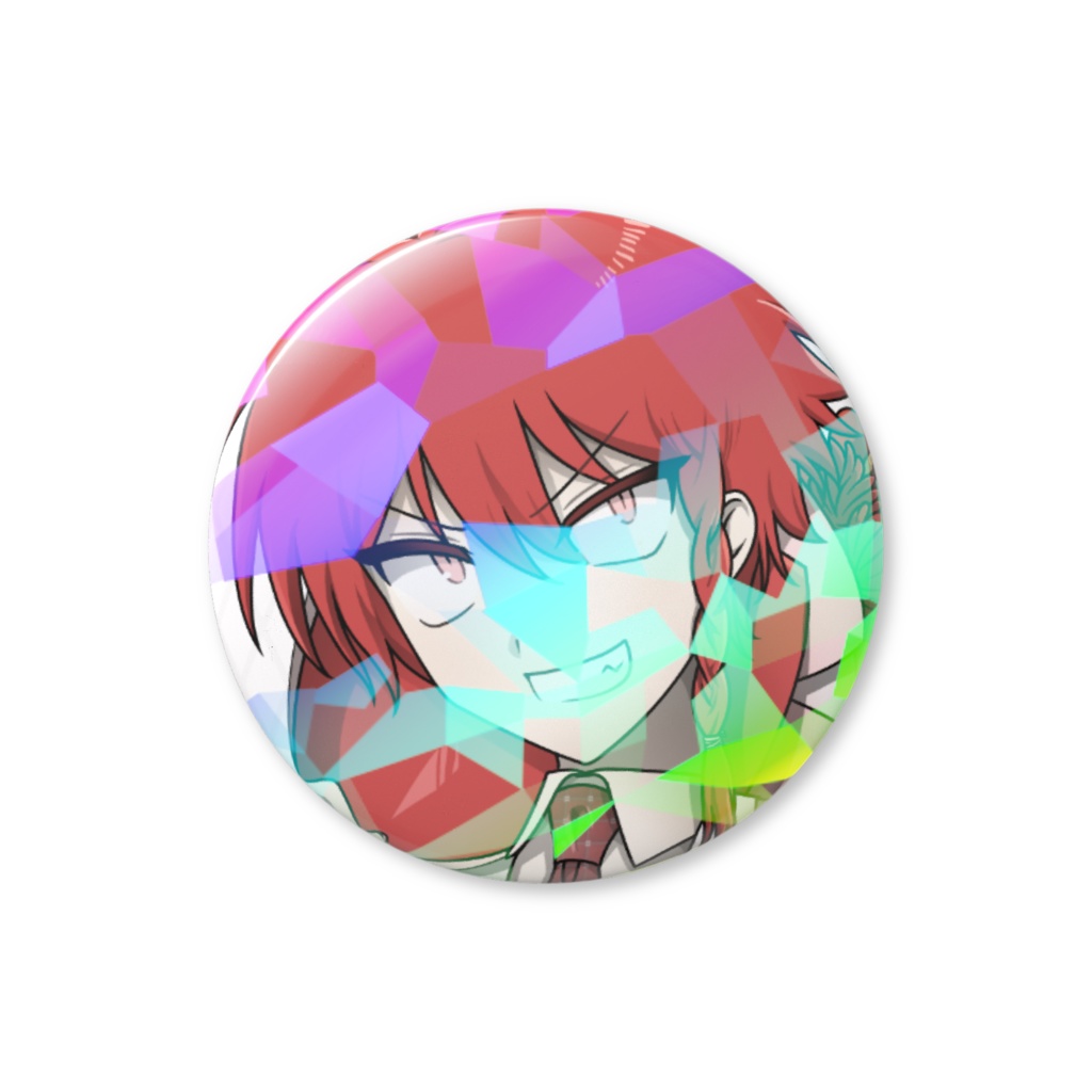 10周年祝缶バッチ - 赤