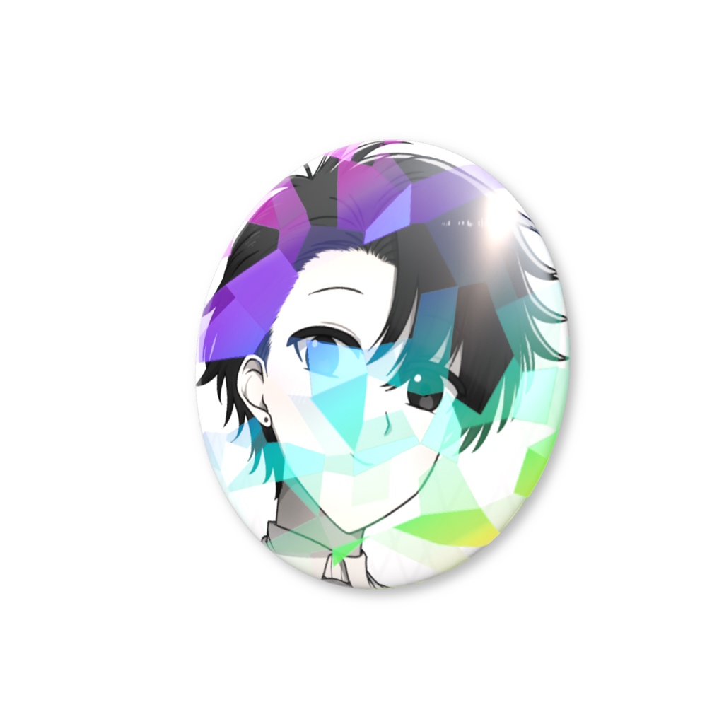 10周年祝缶バッチ - 黒