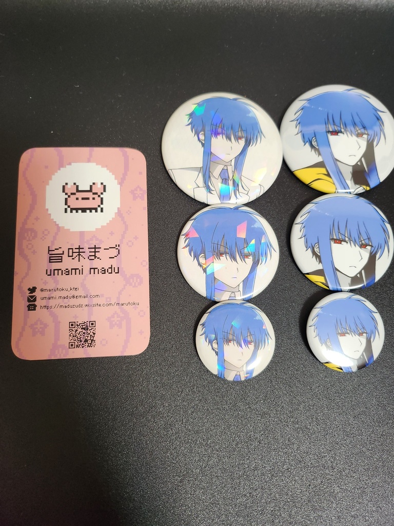 10周年祝缶バッチ - 黒