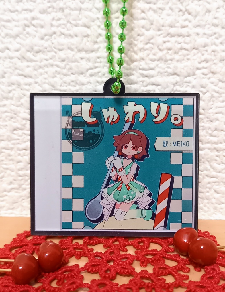 レトロちゃんCD風アクキー