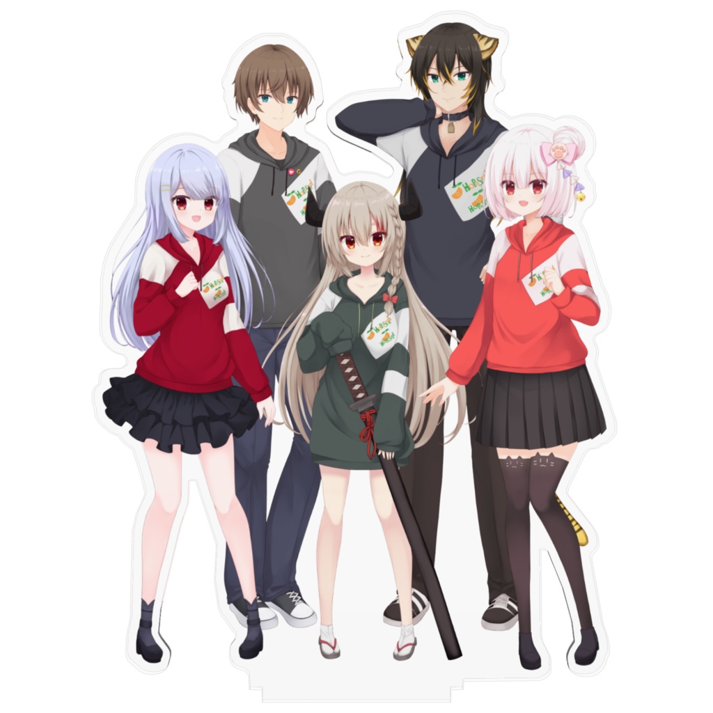 2021年5月度事務所イベント集合絵 アクリルフィギュア