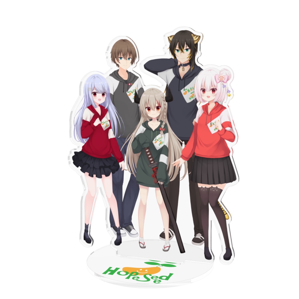 2021年5月度事務所イベント集合絵 アクリルフィギュア