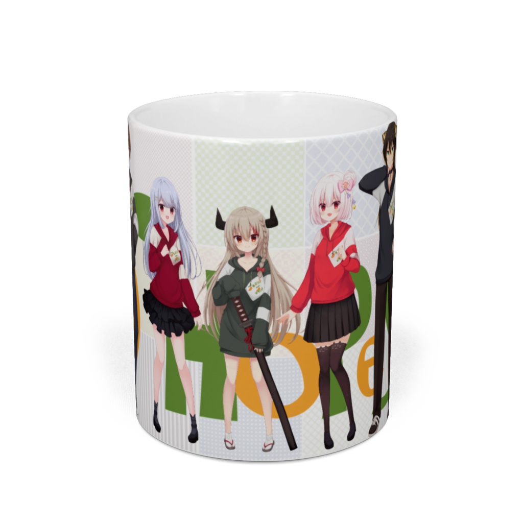 2021年5月度事務所イベント集合絵マグカップ