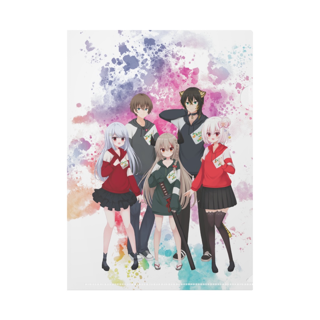 2021年5月度事務所イベント集合絵 クリアファイル