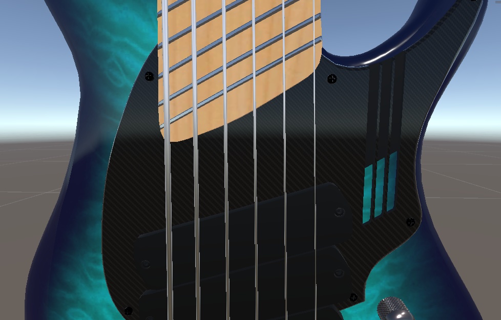 【無料】6弦ベース_VRC想定【自分で塗装してね】