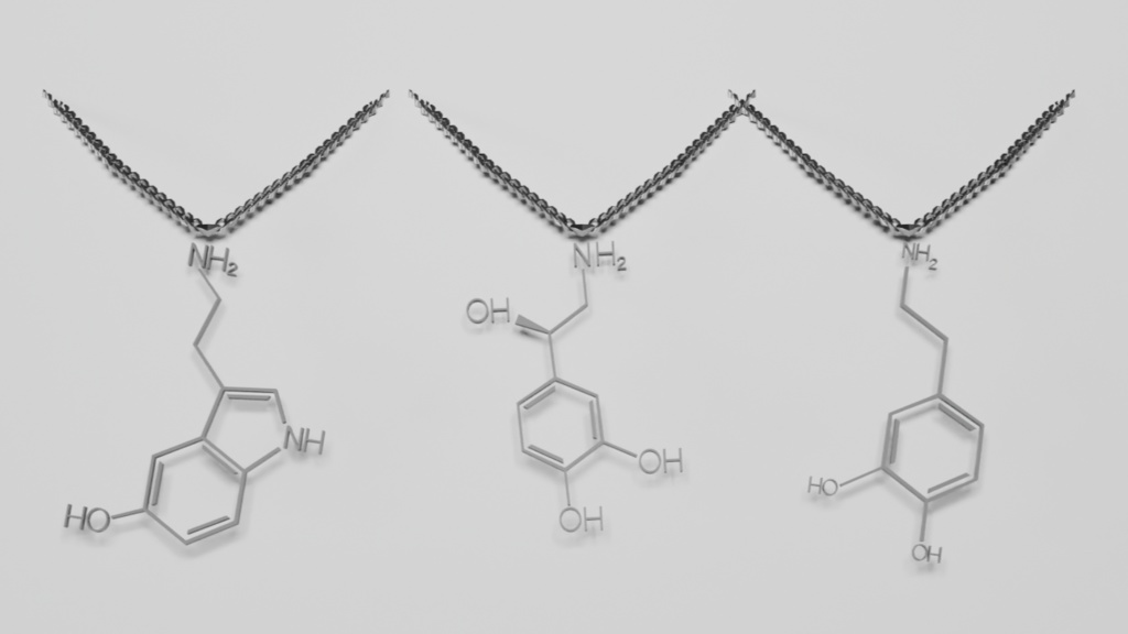 【VRChat想定】構造式アクセサリー ピアス&ネックレス各7種セット