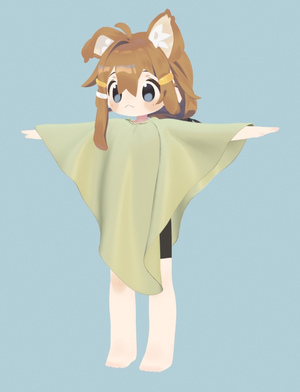 まめふれんず対応ポンチョ