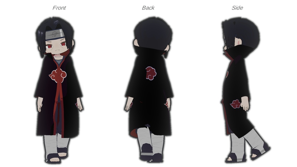 【無料】うちはイタチ コスセット【まめひなた対応】