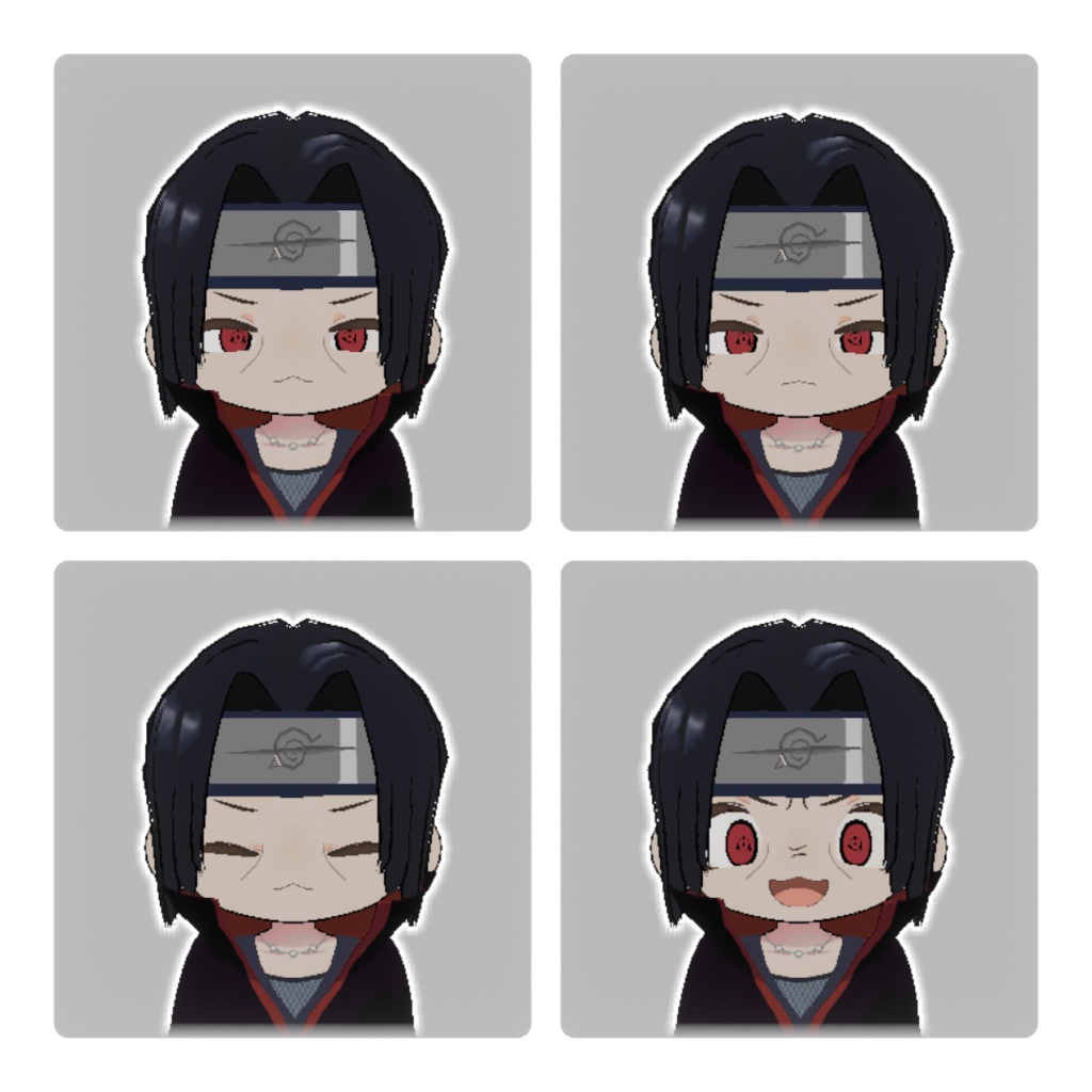 【無料】うちはイタチ コスセット【まめひなた対応】