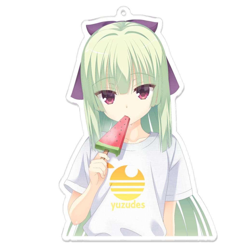ムラサメちゃんとスイカバー