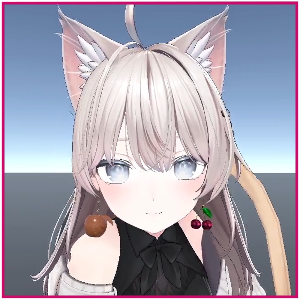【VRChat想定】フルーツイヤリング 6種×5パターン