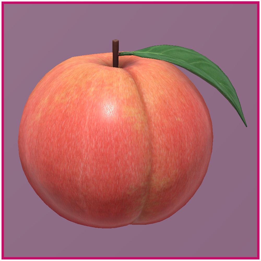 【VRChat想定】フルーツオブジェクト 6種×5パターン