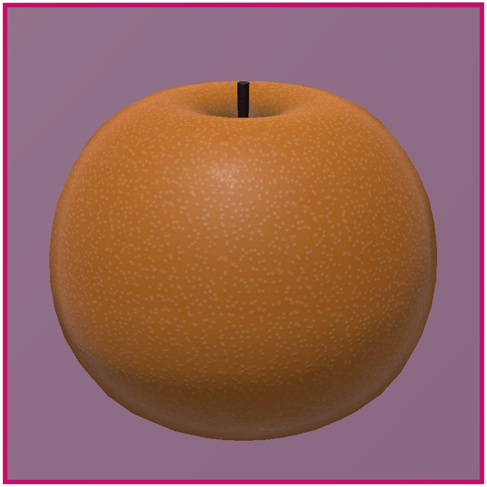 【VRChat想定】フルーツオブジェクト 6種×5パターン