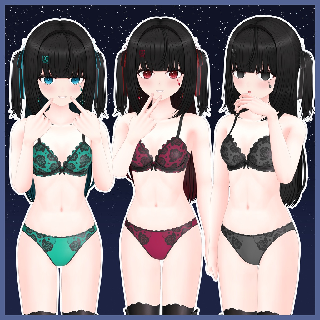 【オリジナル3Dモデル】 ユラ