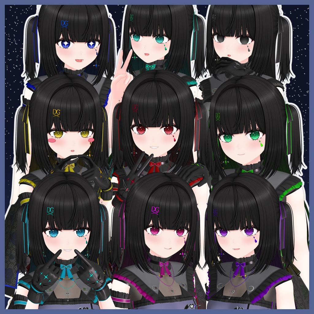 【オリジナル3Dモデル】 ユラ