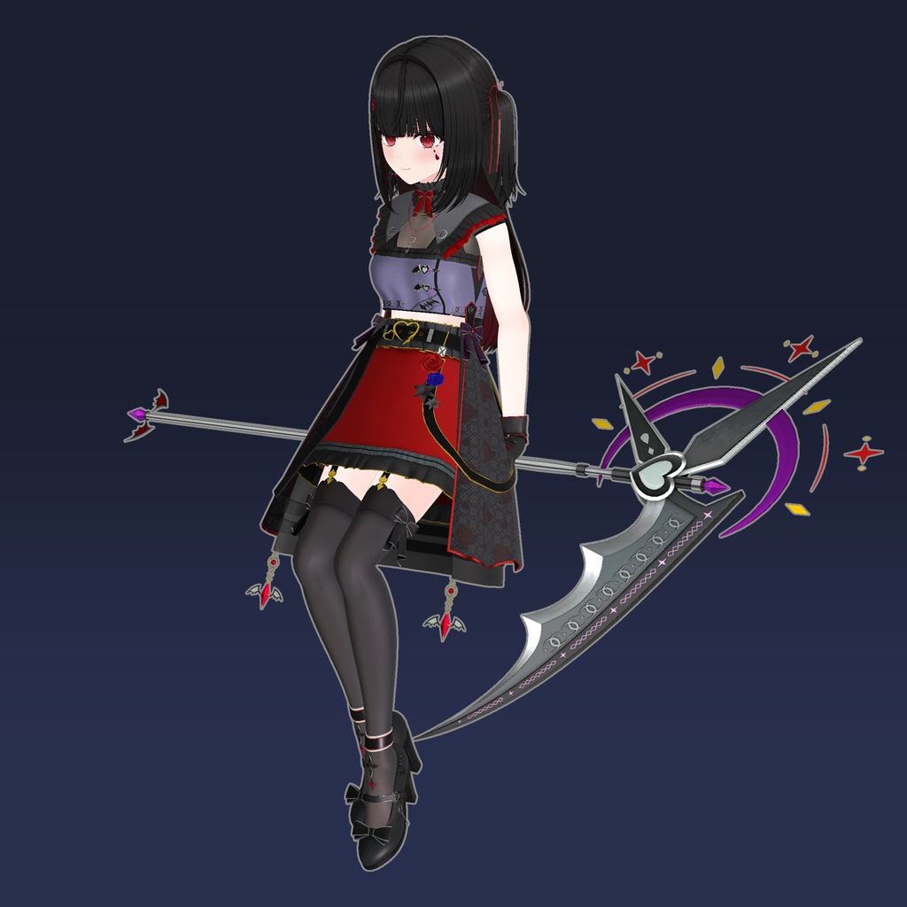 【オリジナル3Dモデル】 ユラ